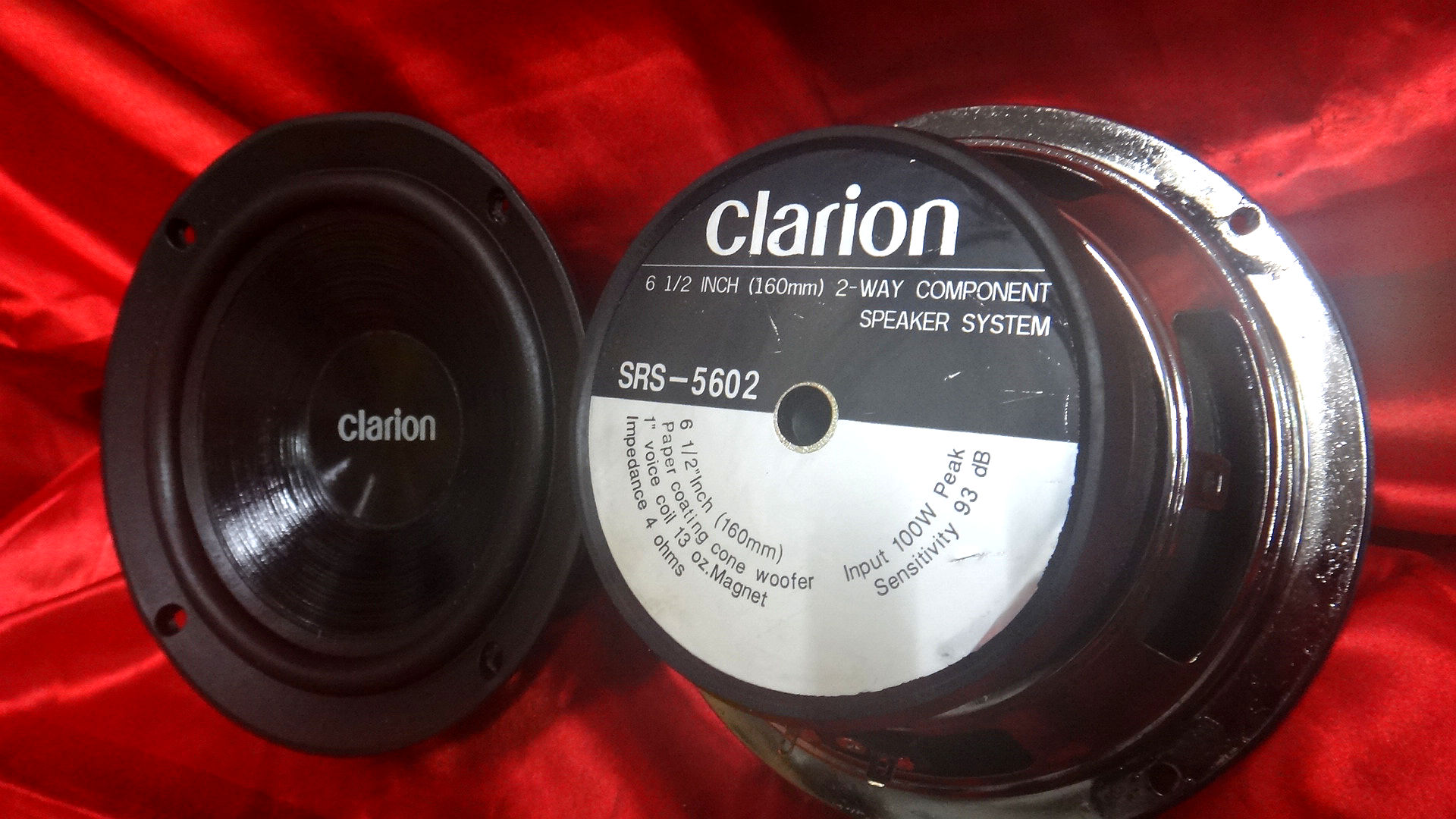 日本clarion 六吋半 中音喇叭