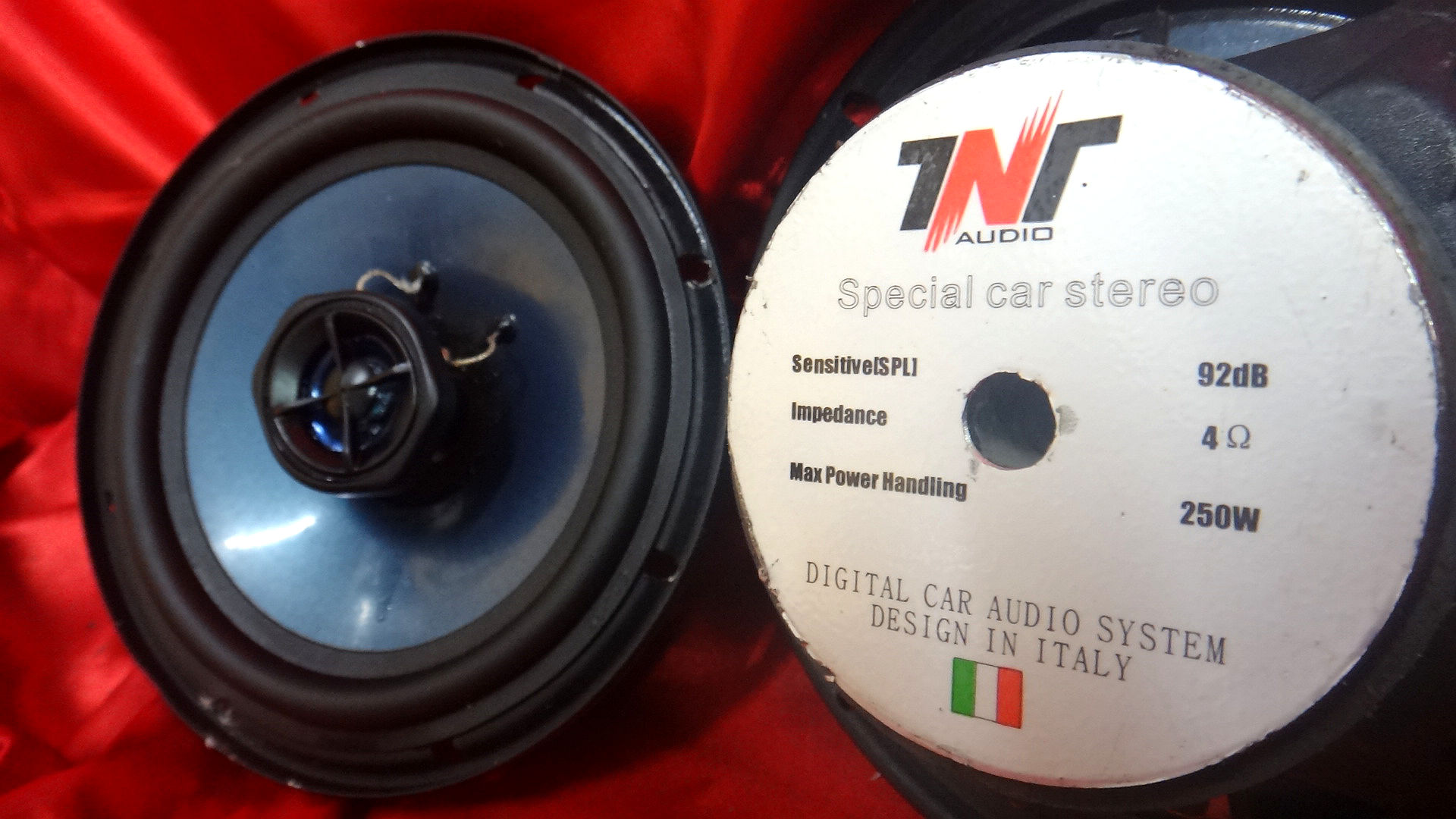義大利TNT 六吋半 二音同軸喇叭