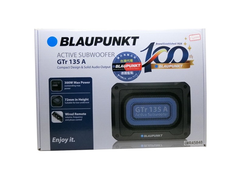 德國藍點BLAUPUNKT主動式重低音喇叭300W